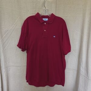 Southern Tide Men's Size  XL Burgandy Polo Shirt
